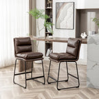 Upholstered 26-inch Counter Height Stools