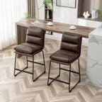 Upholstered 26-inch Counter Height Stools