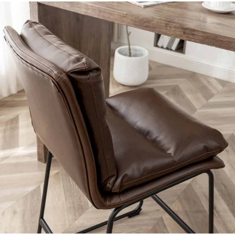 Upholstered 26-inch Counter Height Stools