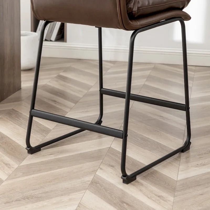 Upholstered 26-inch Counter Height Stools