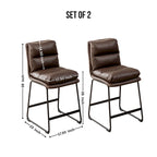 Upholstered 26-inch Counter Height Stools