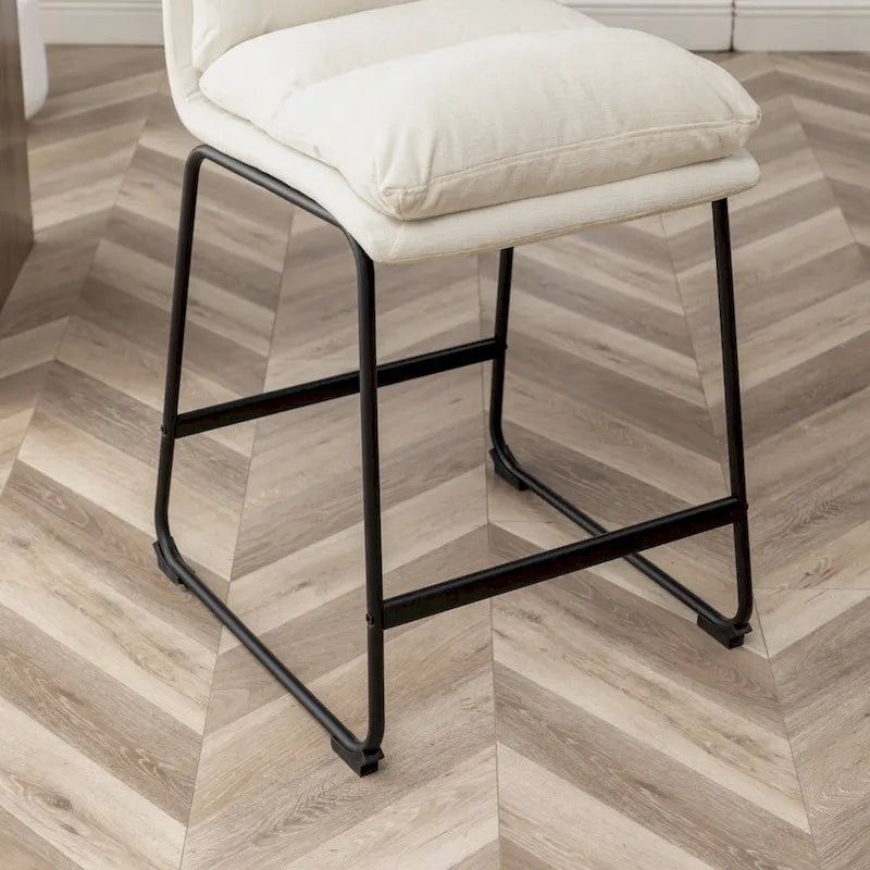 Upholstered 26-inch Counter Height Stools