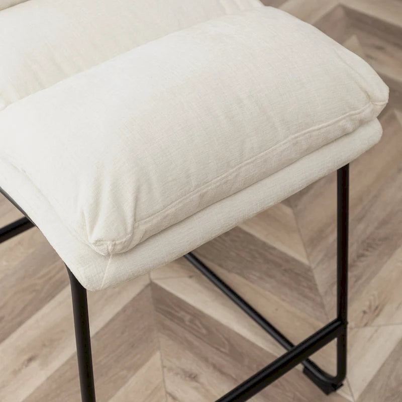 Upholstered 26-inch Counter Height Stools